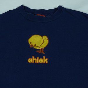 Women's Breakdown Blue Chick Tee - Size XL